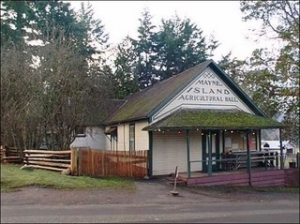 Agricultural Hall (1900) on Mayne Island.